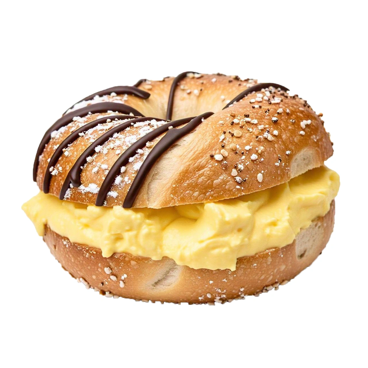 Bagel con Crema Pastelera