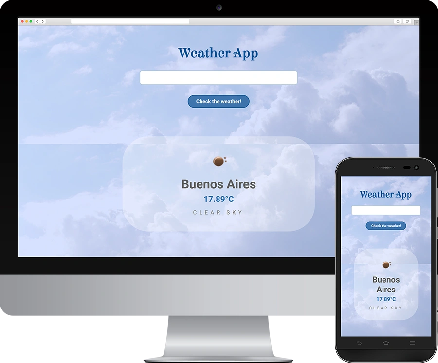 Weather App Portfolio Project